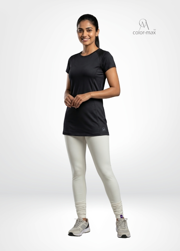 WHITE - Premium Cotton Lycra Chudi Leggings